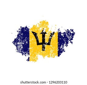 Flag Barbados of the old state