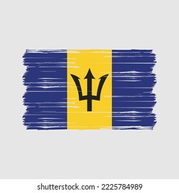 Flagge von Barbados, Vektorgrafik