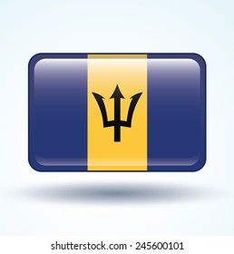 Flag of Barbados, vector illustration