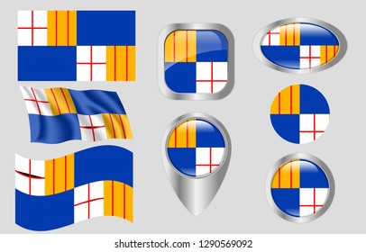 Flag of Barceloneta, Puerto Rico