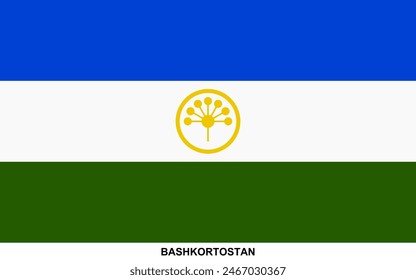 Bandera de BASHKORTOSTAN, Bandera nacional de BASHKORTOSTAN