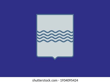 Flagge der Basilicata Italien, Vektorgrafik