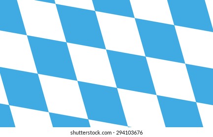 Flag of Bavaria - vector illustration.