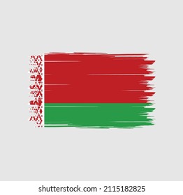 Bandera de Bielorrusia con estilo de pincel