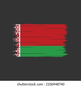 Flagge von Belarus mit Grunge-Stil