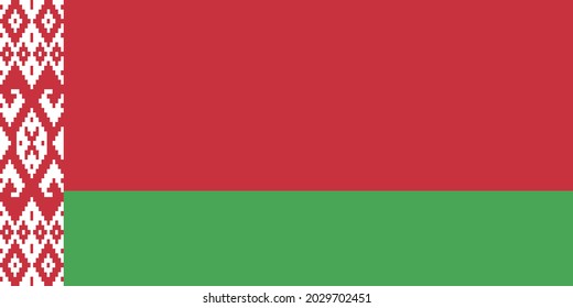 Flag Belarus vector illustration symbol national country icon. Freedom nation flag Belarus independence patriotism celebration design government international official symbolic object culture