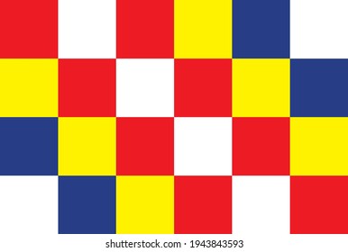 Flagge der belgischen Provinz Antwerpen, Vektorgrafik