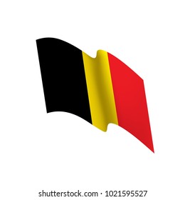 Flag of Belgium, Vector illustration