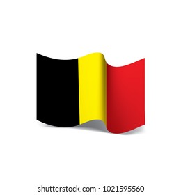 Flag of Belgium, Vector illustration