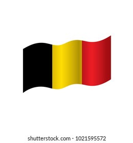 Flag of Belgium, Vector illustration