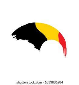 Flag of Belgium, Vector illustration
