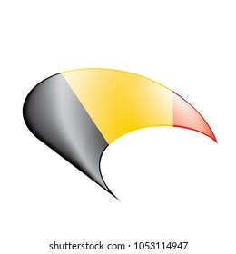 Flag of Belgium, Vector illustration