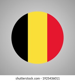 Flag Of Belgium. Vector Illustration.