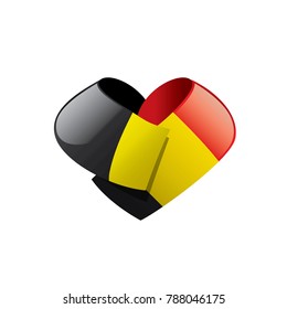 Flag of Belgium, Vector illustration