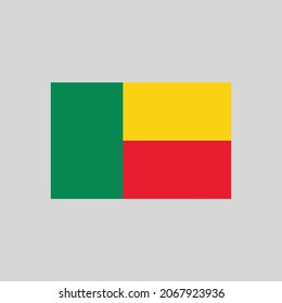 Marca del elemento de línea de color Benín. Elemento vector para página web, aplicación móvil, promoción.  elemento de diseño de interfaz gráfica de usuario (GUI) de UI UX. 