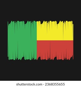 Flag of Benin Vector Illustration