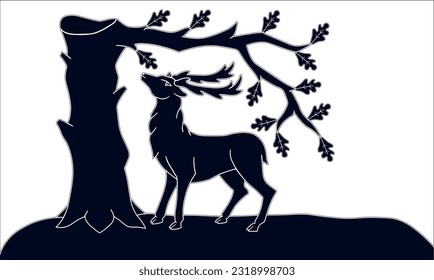 The flag of the Berkshire ceremonial county of England in black and white colours. Vector illustration 