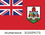 Flag of bermuda. Vector illustration.