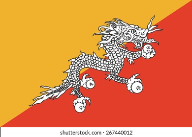 Flag of Bhutan