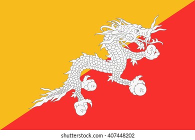 Flag of Bhutan