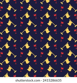 Flag blue background trendy repeating colorful pattern vector illustration