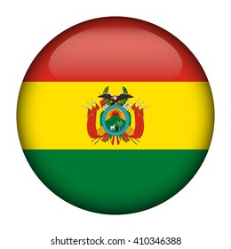 Flag of Bolivia  Glossy Button