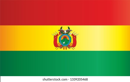 Flag of Bolivia, Plurinational State of Bolivia. 