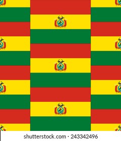 Flag Bolivia texture vector illustration 