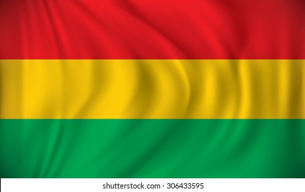 Flag of Bolivia - vector illustration