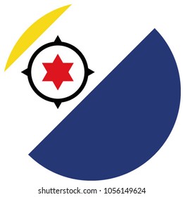 Bandera de Bonaire en círculo