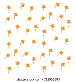 flag bookmark, icon, eps10