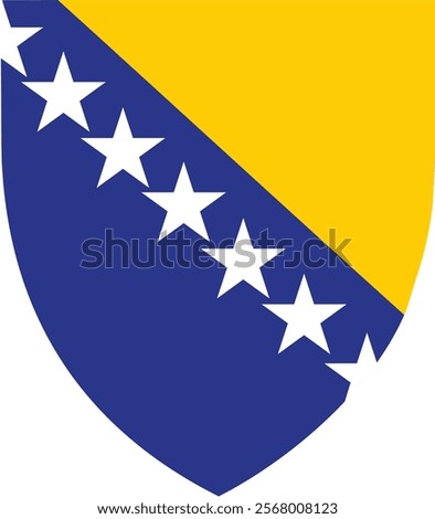 Flag of Bosnia and Herzegovina logo