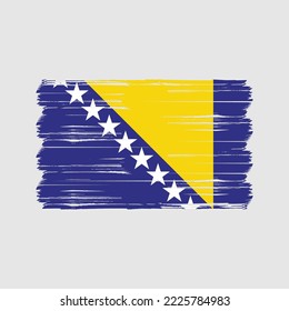 Flag of Bosnia vector illustration