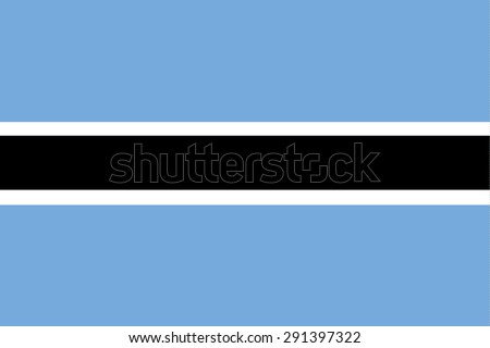 flag of botswana