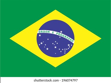 Flag of Brazil 