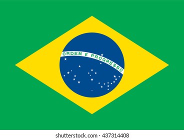 Flag of Brazil.