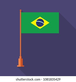 flag of brazil vector