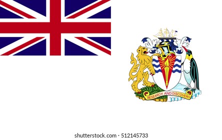 Flag of British antarctic territory
