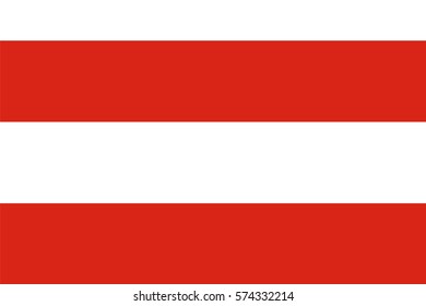 Flag of Brno, Czechia, Czech republic city flag. Vector Format