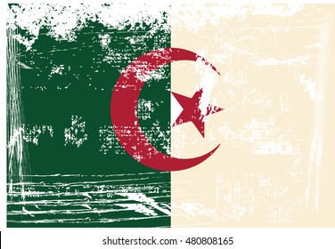 flag brush Algeria