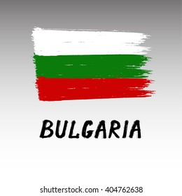 Flag Of Bulgaria  - Grunge