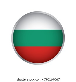 Flag of Bulgaria (Round icon)