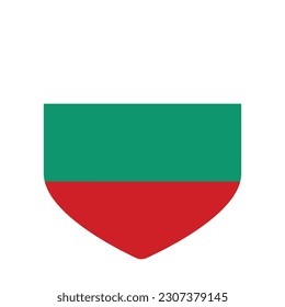 Flag of Bulgaria in shape