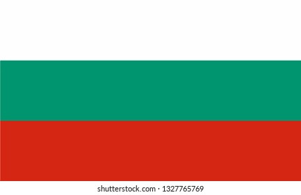Flag of Bulgaria Vector illustration