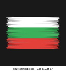 Flag of Bulgaria vector illustration