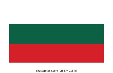 flag of bulgaria. vector illustration	