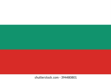 Flag of Bulgaria . Vector Illustration