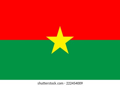 Flag Of Burkina Faso