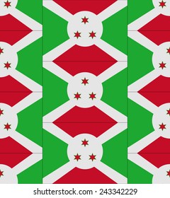 Flag Burundi texture vector illustration 