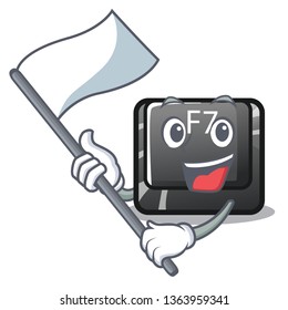 With flag button f7 isolated in the character